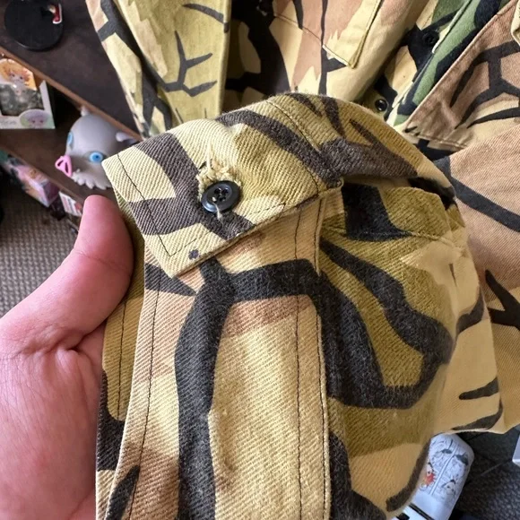 Vintage Predator Camo Shirt Long Sleeve Men’s Size 2XL Made In USA - Picture 7 of 7